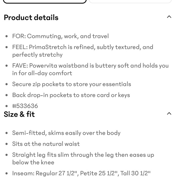 Athleta Endless High Rise Pant - Picture 7 of 10